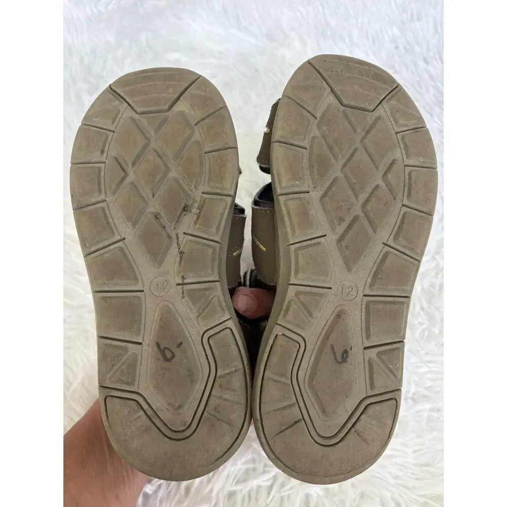 Stride Rite 360 Little Boys 12 Classic Brown Fisherman Style Sandals. Grt Qual